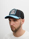 Бейсболка GOORIN BROTHERS арт. 101-0937 (черный / голубой)